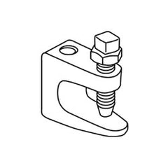 Erico 3000037EG Reversible Beam Clamps, up to 3/4" Flange