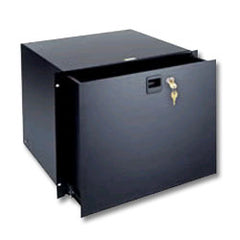 Middle Atlantic TD8FLK Heavy-Duty Black Textured Drawer with Keylock
