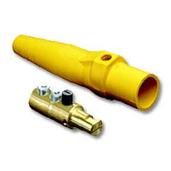 Leviton 16D24 16 Series Taper Nose Detachable Plug with Double Set Screw - Male