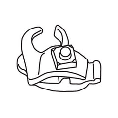 Erico ET-0050HD Pipe-To-Beam Clamps, 1/2" to 3" Diameter Pipe (Package of 25)