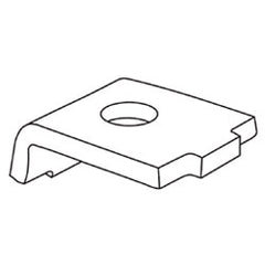 Erico BC200000EG Beam Clamps for Strut, 1/2" Flange (Box of 50)