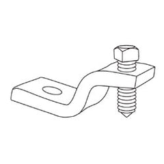 Erico BC210000EG Beam Clamps for Strut, 1" Flange (Box of 25)