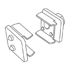 Erico BC23A000EG Column Strut Clamps for 1-5/8" x (Box of 25 Pairs)