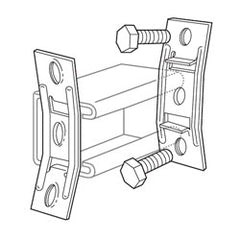 Erico INC8T5 Column Strut Clamps Pack of 100