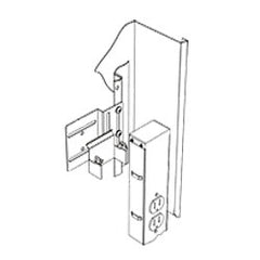 Middle Atlantic PB-5A Vertical Power Strip Mounting Brackets - Pair