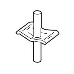 Erico 2EBN Fixture Support From Plain Rod (Box of 100)