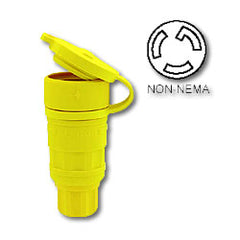 Leviton 29W08 Wetguard Non-NEMA Non-Grounding Connector (For replacement use only)