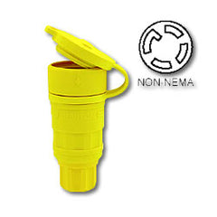 Leviton 29W09 Wetguard Non-NEMA Non-Grounding Connector (For replacement use only)