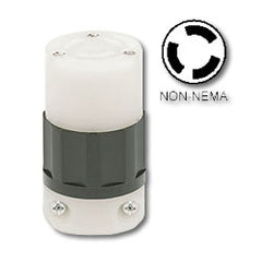 Leviton 7565-C 15Amp Non-NEMA Locking Connector