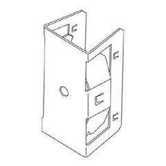 Erico DBM2 Double Snap-On Box Mount Support (Box of 50)