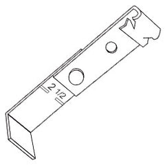 Erico J1A35 Adjustable Far Side Box Support, Hammer On (Package of 100)