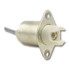 Leviton 554 Incandescent Quartz Lampholder Flange Mount