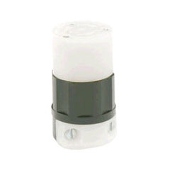 Leviton 4889-C 15Amp, 250V, 3" Dia. Black Nylon Locking Connector