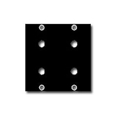Middle Atlantic 1-2BNC1 UCP Panel with BNC Punchouts