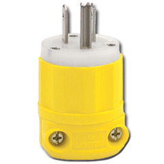 Leviton 52CM-66C 15Amp 125V Straight Blade Plug