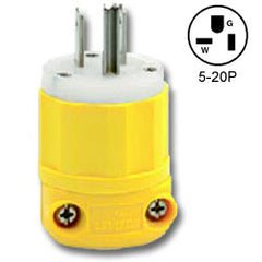 Leviton 53CM-66C 20 Amp 125 Volt Straight Blade Plug
