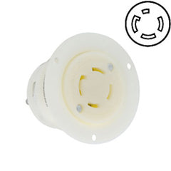 Leviton 2726 30 AMP 250V Locking Flanged Outlet