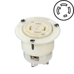 Leviton 2736 30 AMP 480V Locking Flanged Outlet