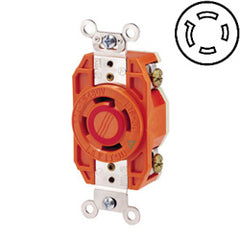 Leviton 2740-IG 30 AMP, 600V, V-0-MAX Single Flush Receptacle