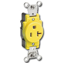Leviton 5361-CR 20Amp 125V Narrow Body Single Receptacle