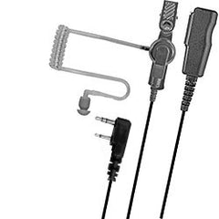 Pryme SPM-2001QD Medium Duty Acoustic Tube Surveillance Kit with Quick Disconnect for Kenwood and Relm Radios