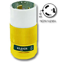 Leviton 6361-CR 50Amp 125V Locking Non-NEMA Plug
