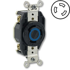 Leviton 2690 30 AMP 600V Non-Grounding Single Flush Receptacle