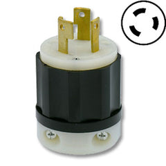 Leviton 2691 30 AMP 600V Non-Grounded Black Nylon Locking Plug