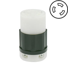 Leviton 2693 30 AMP 600V Black Nylon Non-Grounding Locking Connector
