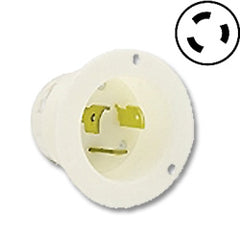Leviton 2695 30 AMP 600V Non-Grounding Locking Flanged Inlet