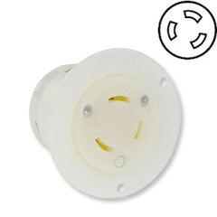 Leviton 2696 30 AMP 600V Non-Grounding Locking Flanged Outlet