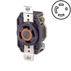 Leviton 2710 30 AMP 125/250V Locking Single Flush Receptacle with Grounding