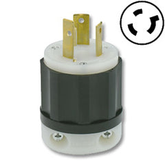 Leviton 2641 30 AMP 480V Black Nylon Locking Plug