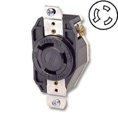 Leviton 2650 30 AMP 600V Single Flush Receptacle with Grounding