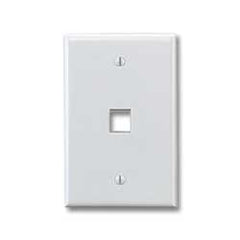 Leviton 41091 QuickPort Midway Size Wallplate