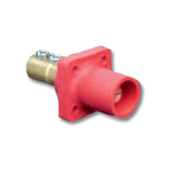 Leviton 16R21 16 Series - Male Taper Nose Double Set Screw Panel Receptacle 400 Amp Max.