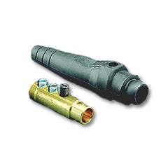 Leviton 18D33 18 Series - Female Ball Nose Double Set Screw Plug Connector and Insulator 400 Amp Max.