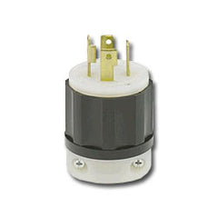 Leviton 2381 20 AMP 480V Black Nylon Locking Plug