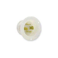 Leviton 2425 20 AMP 250V Locking Flanged Inlet