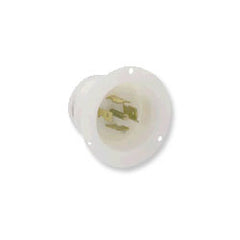 Leviton 2515 20 AMP 120/208V Locking Flanged Inlet with Grounding