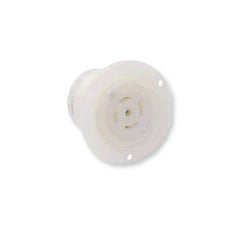 Leviton 2516 20 AMP 120/208V Locking Flanged Outlet with Grounding