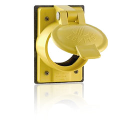Leviton 7788-CR 50 Amp Weatherproof Receptacle Cover with Lift Lid,