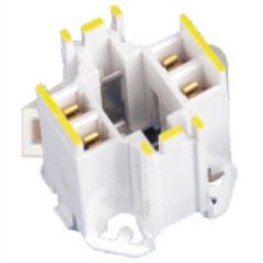 Leviton 26725-404 10mm Compact GE Lighting Performance Biax 42W 4-Pin FluorescentLampholder 16 Ga. Panel