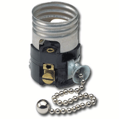 Leviton 19980-M Interior Only For 19980 Pullchain Lampholder, 660W 250Volt