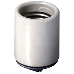 Leviton 10045 Porcelain Keyless Pipe Mount 1/8-27 Cap