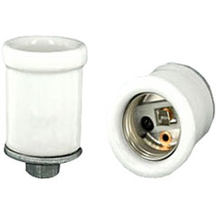 Leviton 10065 Porcelain Keyless Pipe Mount - 1-1/2" Clamp-Style Shade