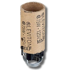 Leviton 10027 Candelabra Base One-Piece Keyless Incandescent Phenolic Lampholder