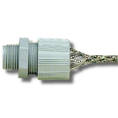 Leviton L7552 Nylon Cord Sealing Grips with Mesh, Cable DIA. Range 0.500-0.625", NPT Size: 3/4", Stainless Steel Mesh Straight Angle