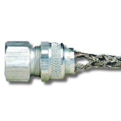 Leviton L7826 Single/ Double Weave Deluxe Cord Grip, NPT Size 1/2", Straight Angle Female