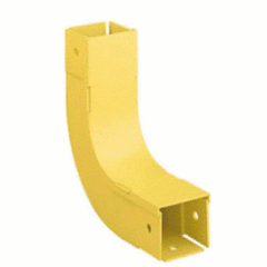 Panduit® FIVRA2X2YL Fiber-Duct System Fitting-Inside Vertical Right Angle Fitting